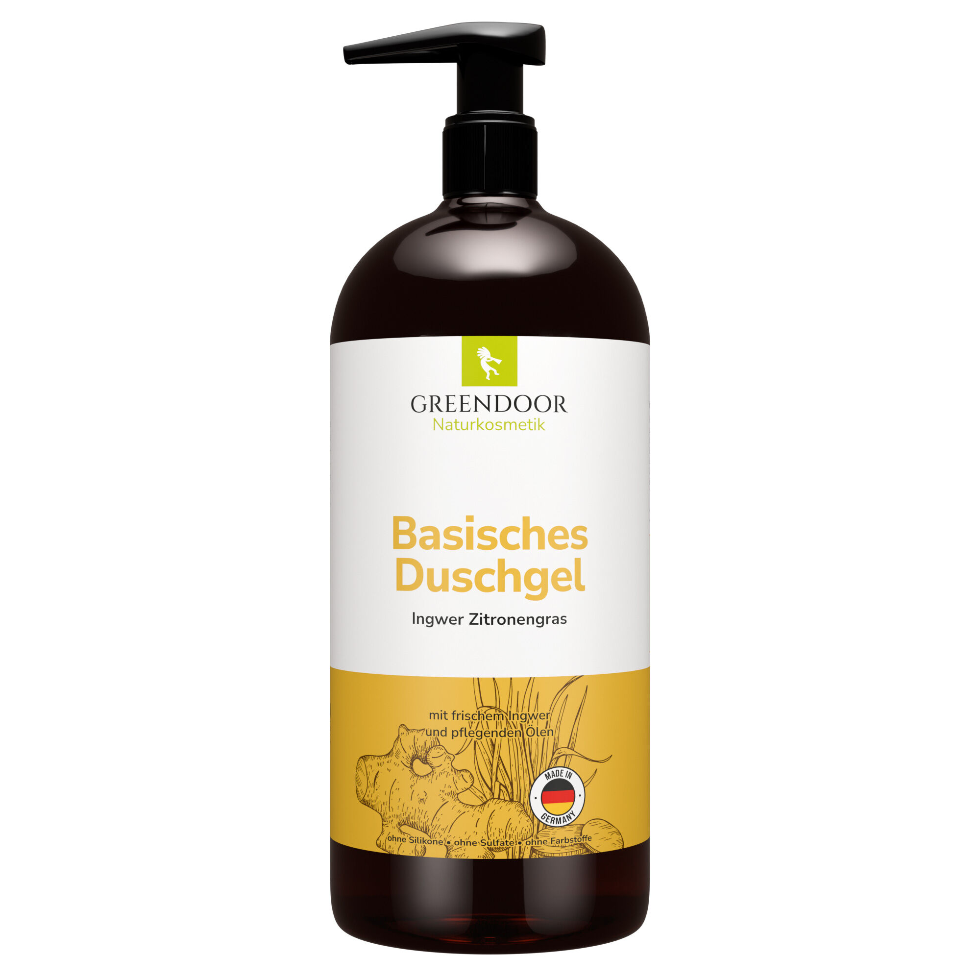 Basisches Duschgel XL Ingwer Zitronengras Basisches Duschgel XL Ingwer Zitronengras
