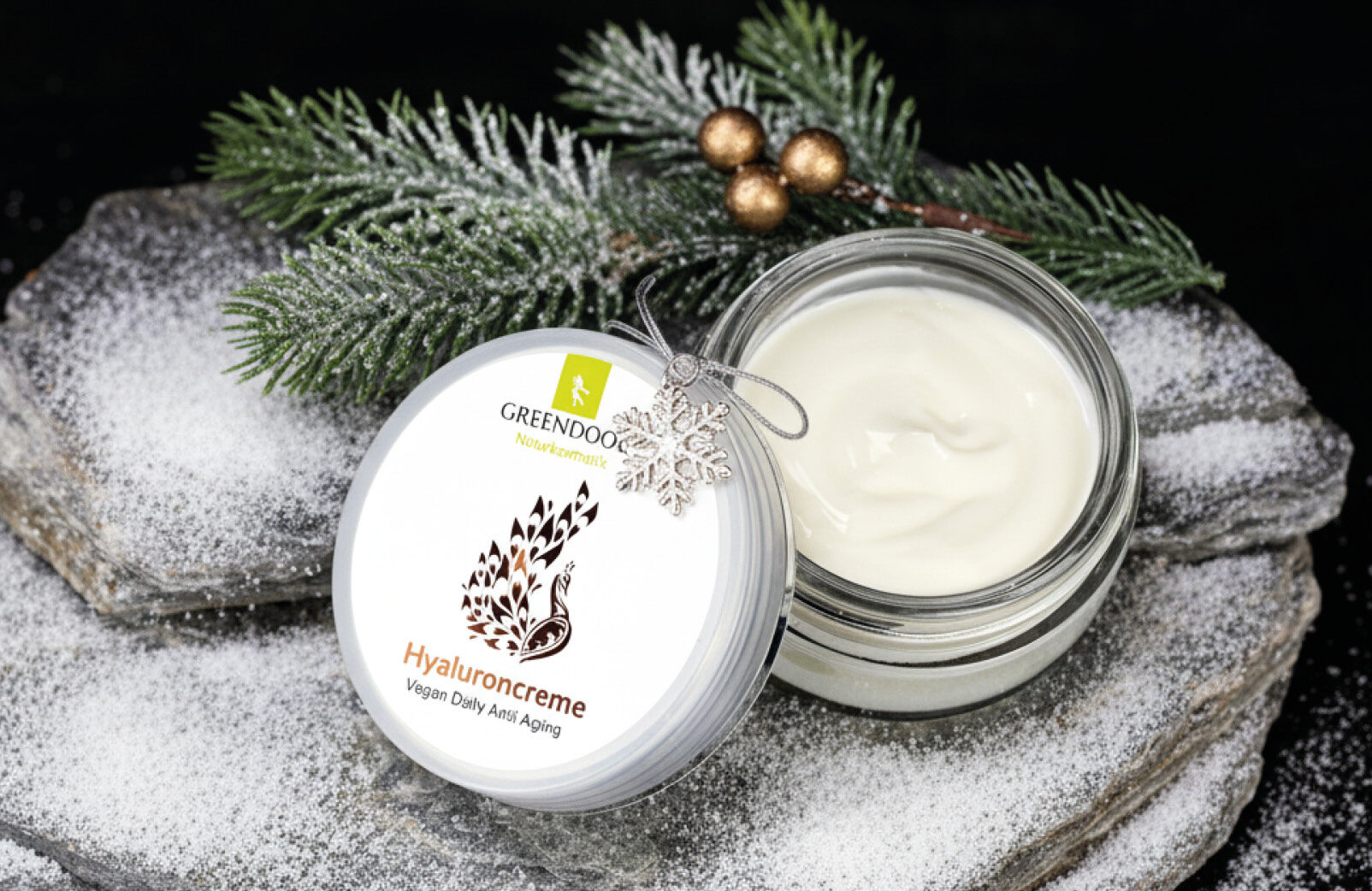 Tiefenpflege: Vegane Hyaluroncreme Tiefenpflege: Vegane Hyaluroncreme