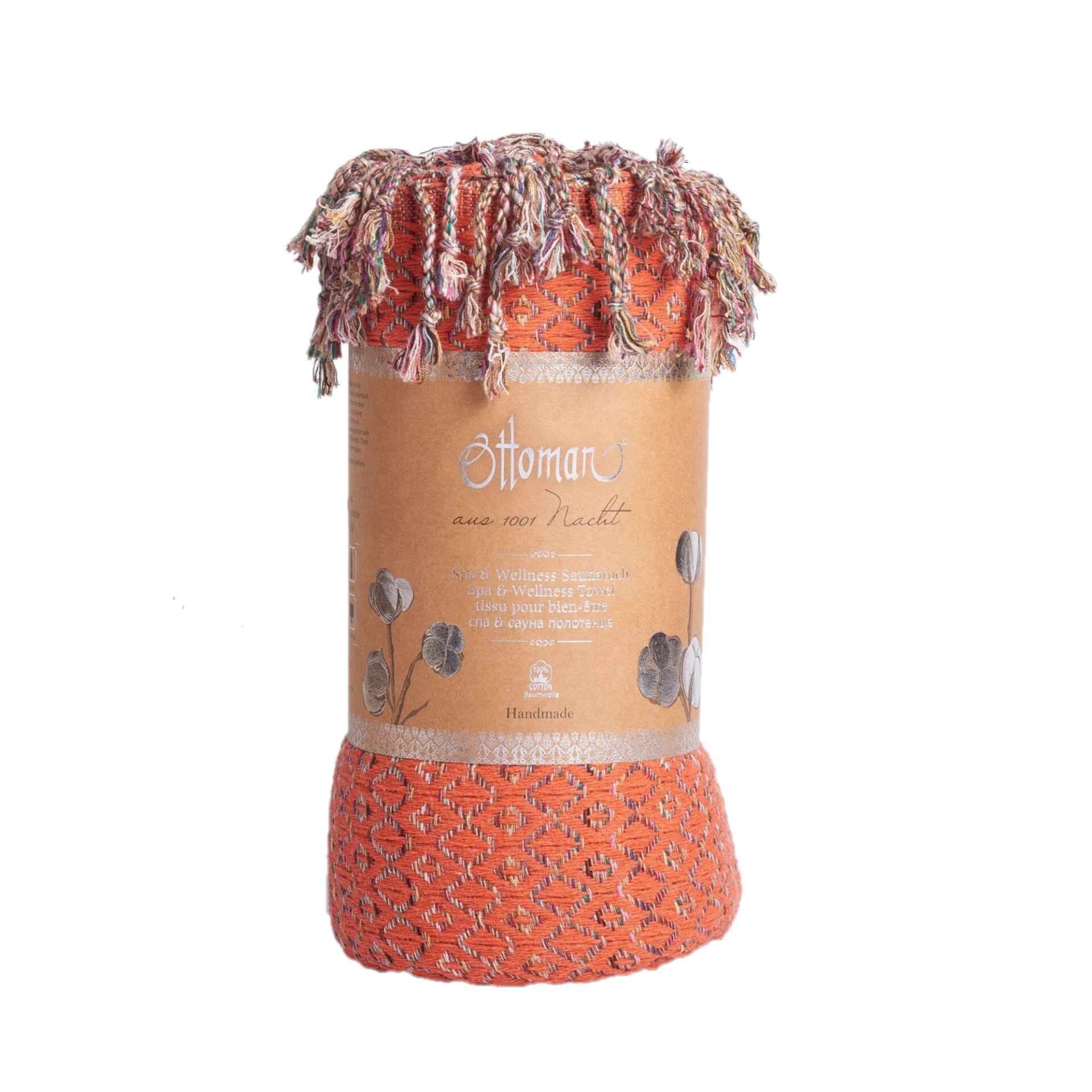 Premium Hamam Tuch Jasmin orange