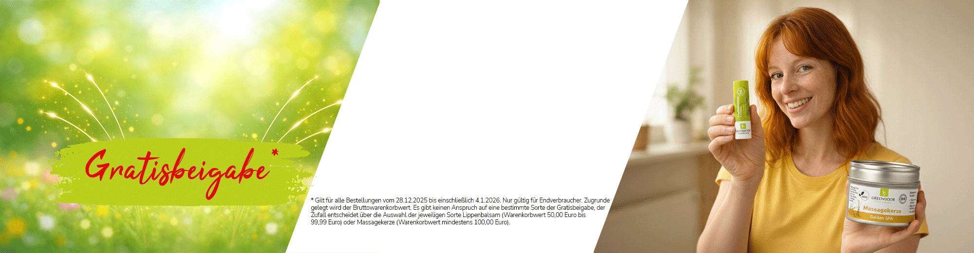 Naturkosmetik Gratisbeigabe