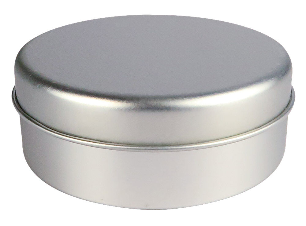 Dose_Silber Aufbewahrungsdose rund