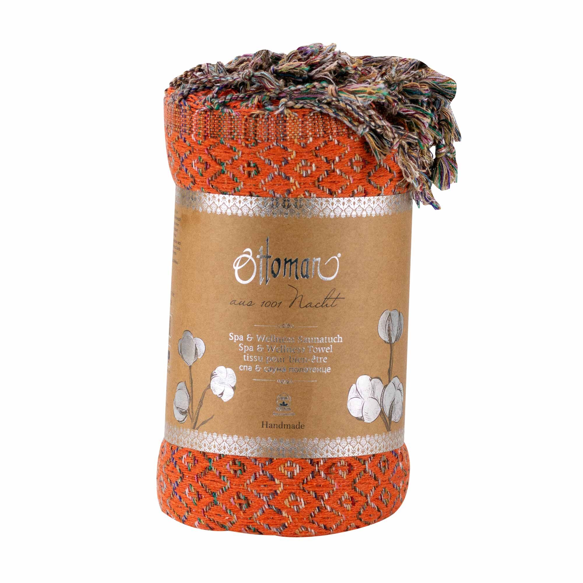 Premium Hamam Tuch Jasmin orange