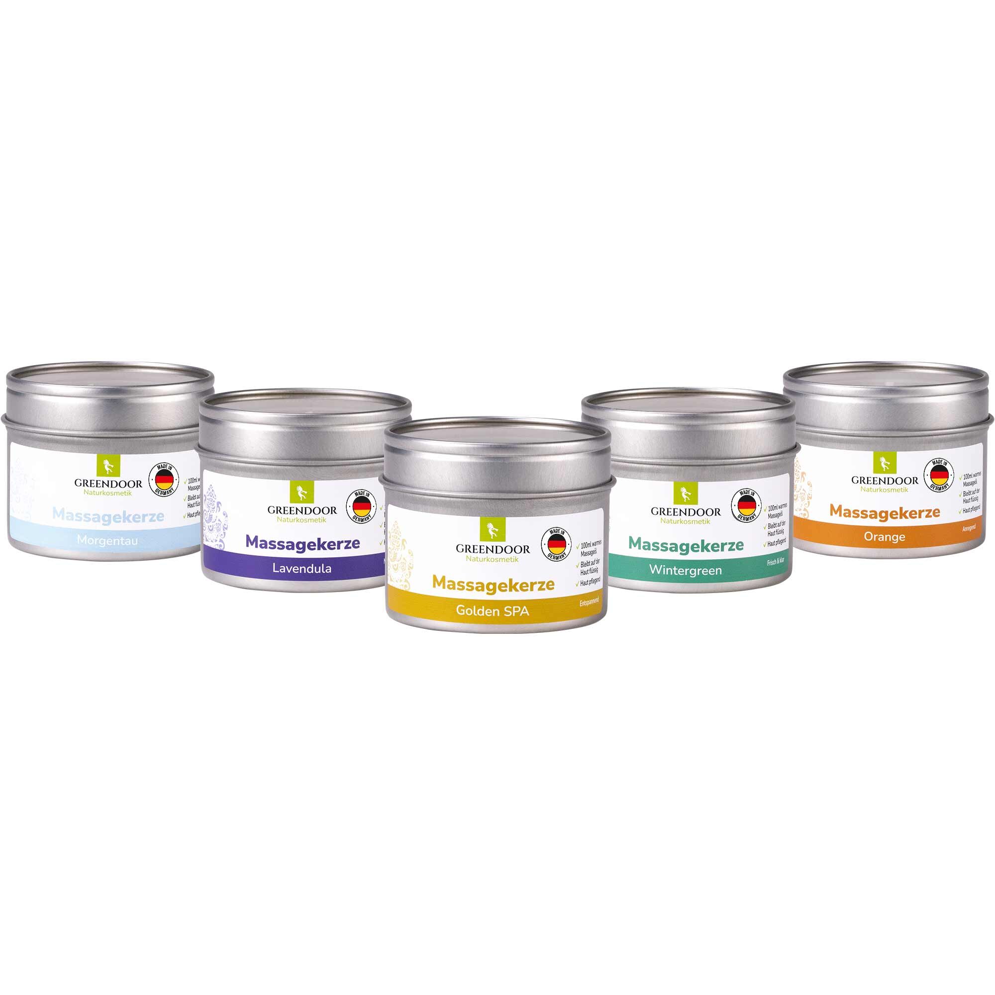 Geschenk Set XL Massagekerzen Geschenk Set XL Massagekerzen