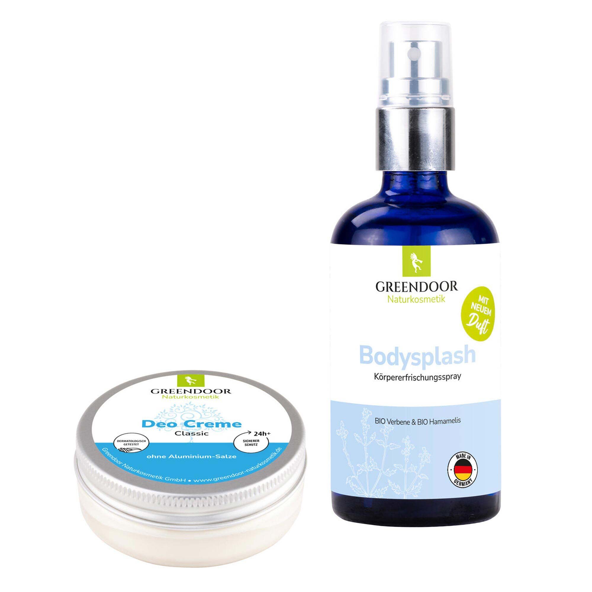 Deo Kombi Set Greendoor Deo Creme classic plus Greendoor Bodysplash