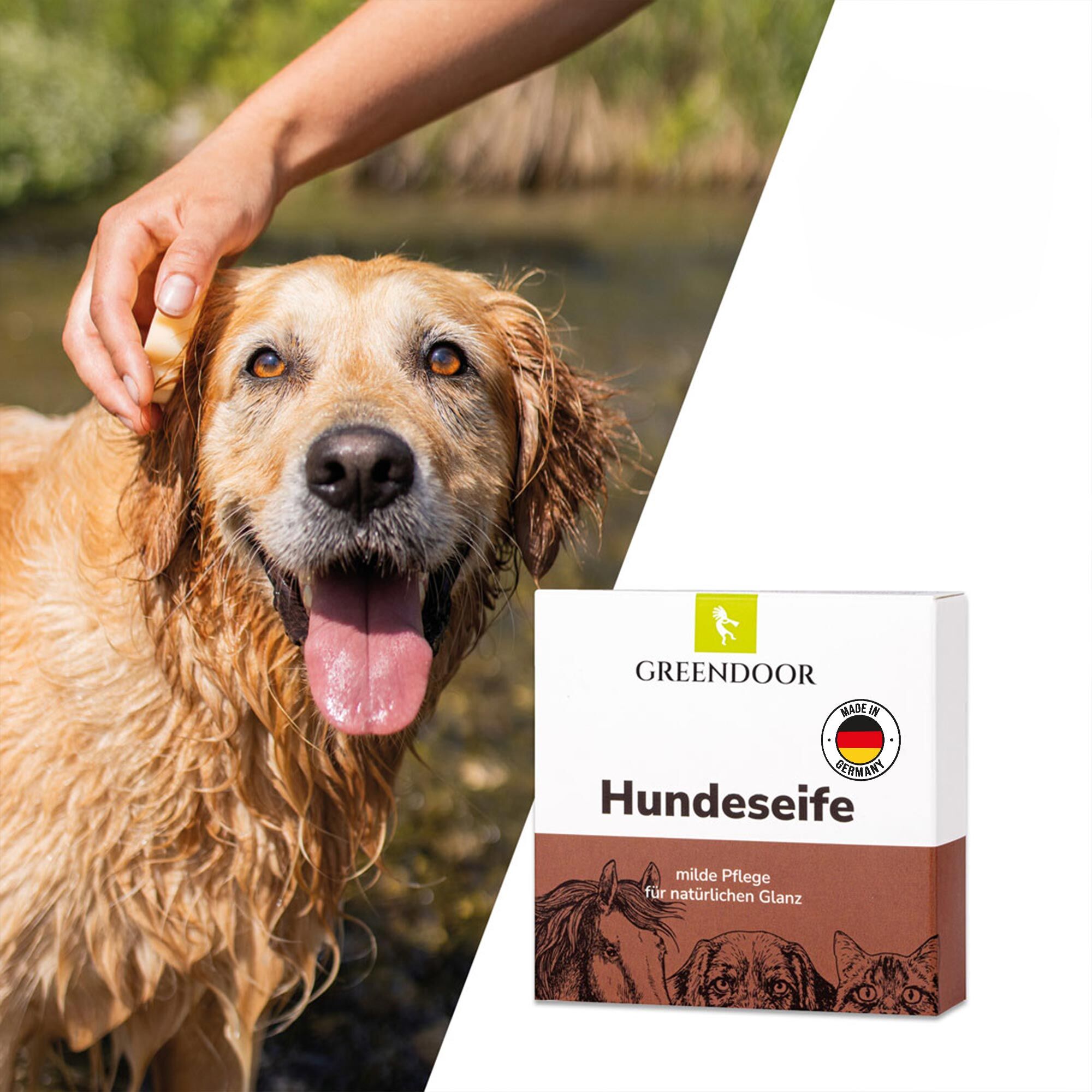 Hundeseife für glänzendes Fell Hundeseife für glänzendes Fell