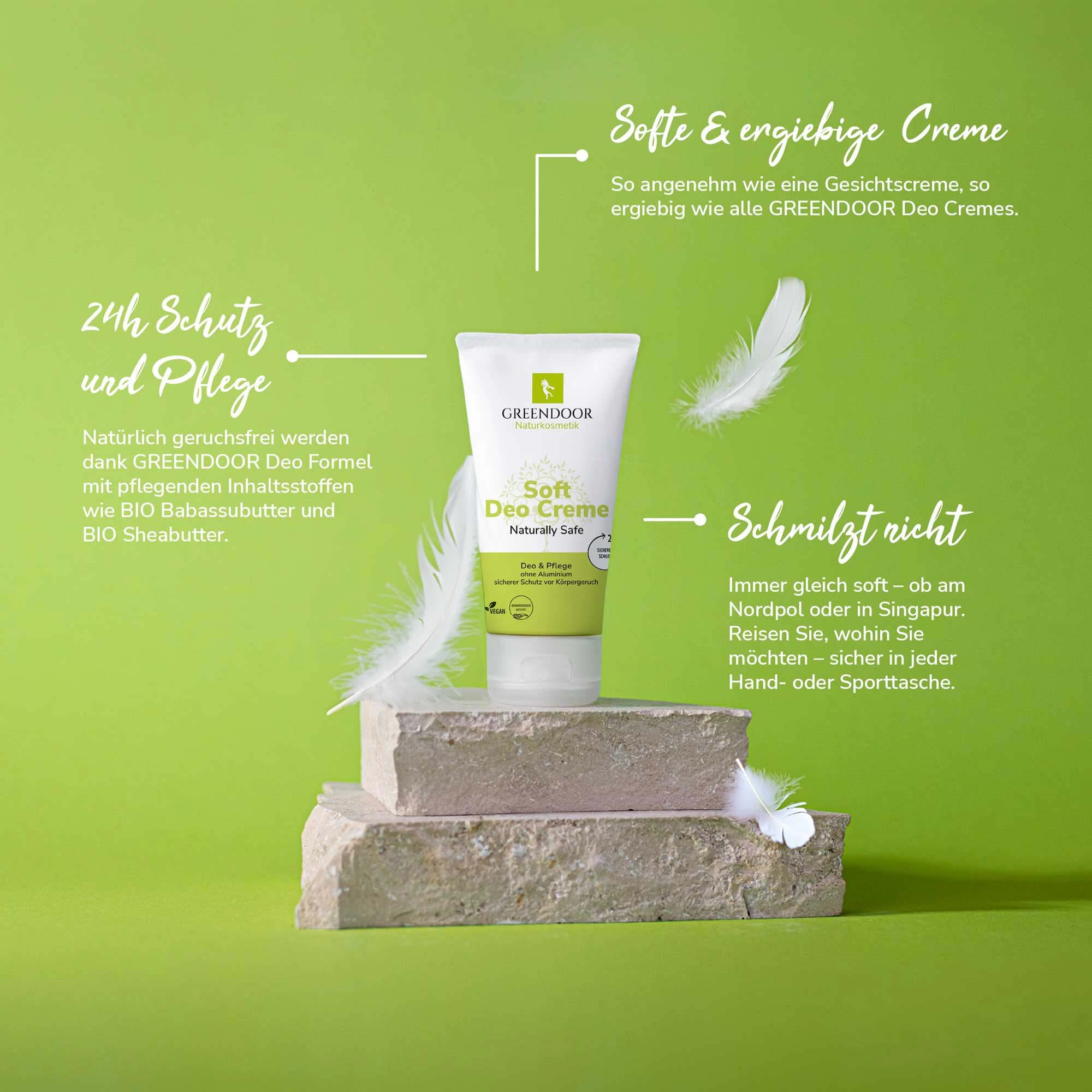 Verpackungs-Relaunch: Deo Creme Naturally Safe, basische Emulsion, 50ml Tube Verpackungs-Relaunch: Deo Creme Naturally Safe, basische Emulsion, 50ml Tube