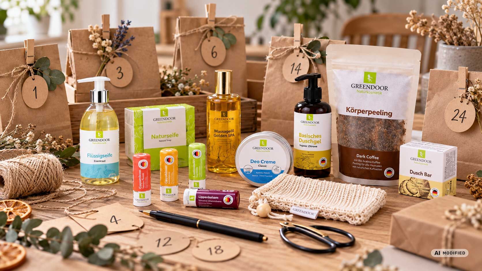 Naturkosmetik DIY Adventskalender Set Naturkosmetik DIY Adventskalender Set