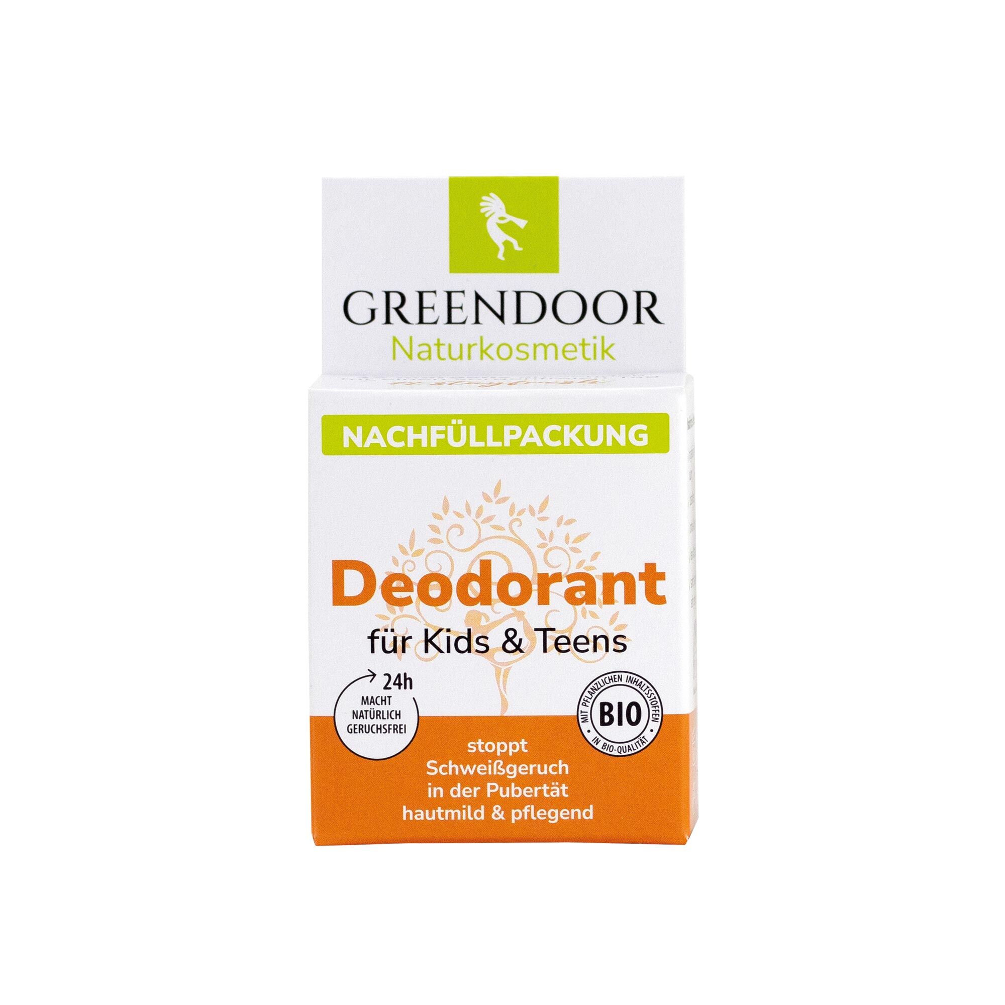 Deodorant Refillsystem Refiller Verpackung fuer Kids und Teens