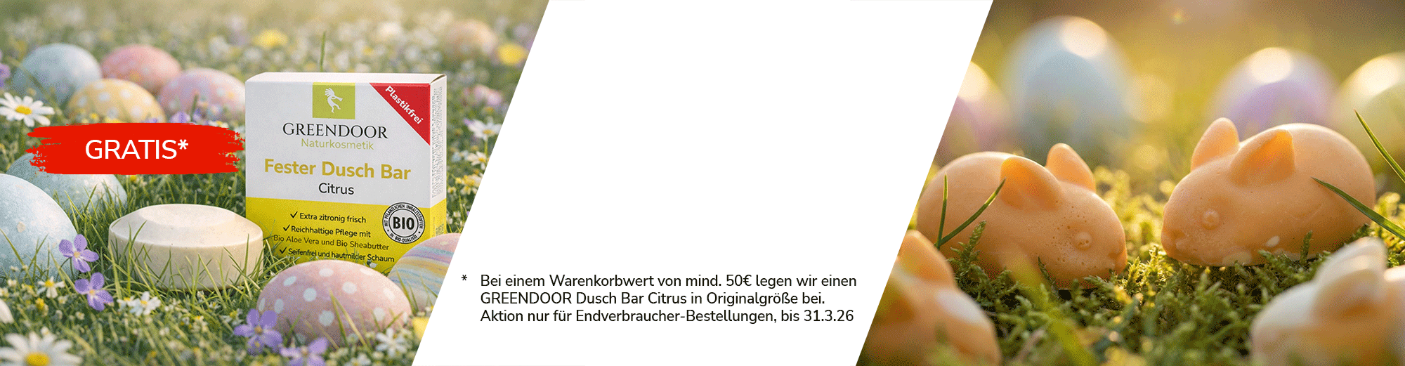 Naturseifen Osterhasen