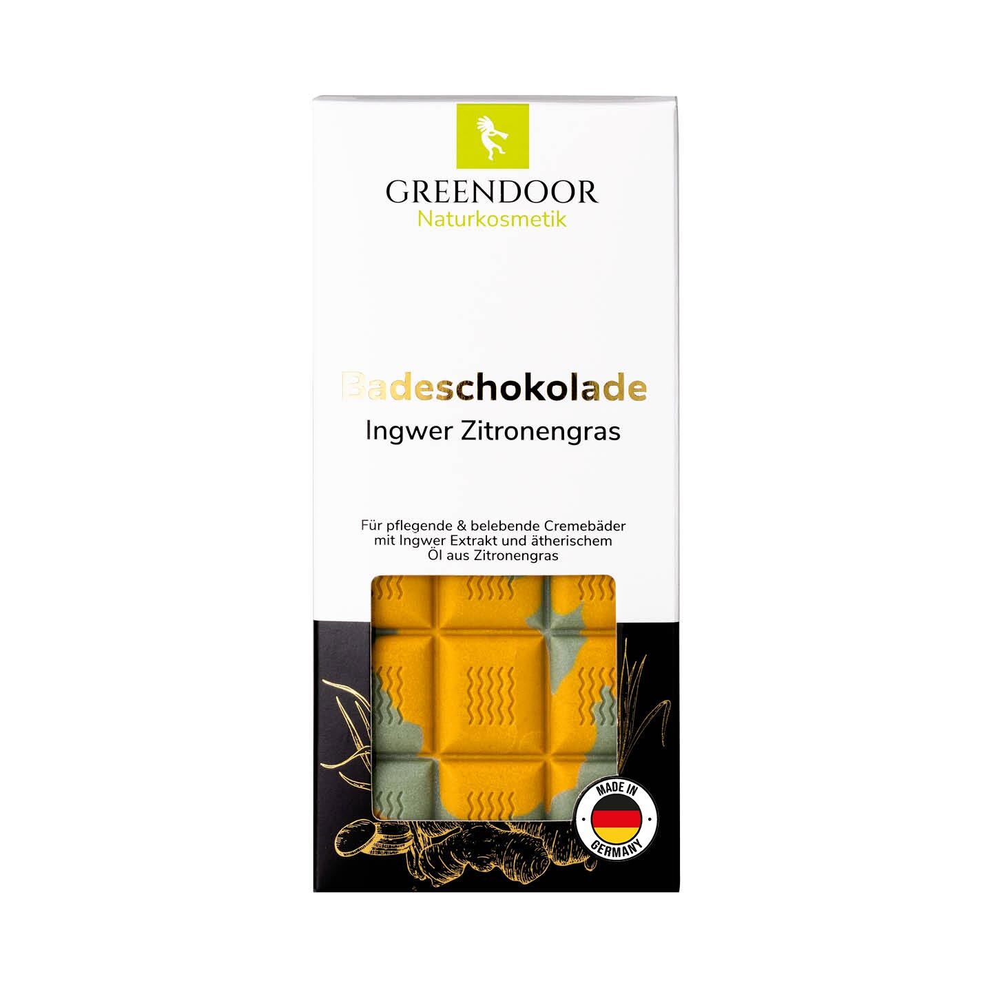 Badeschokolade Ingwer Zitronengras Badeschokolade Ingwer Zitronengras
