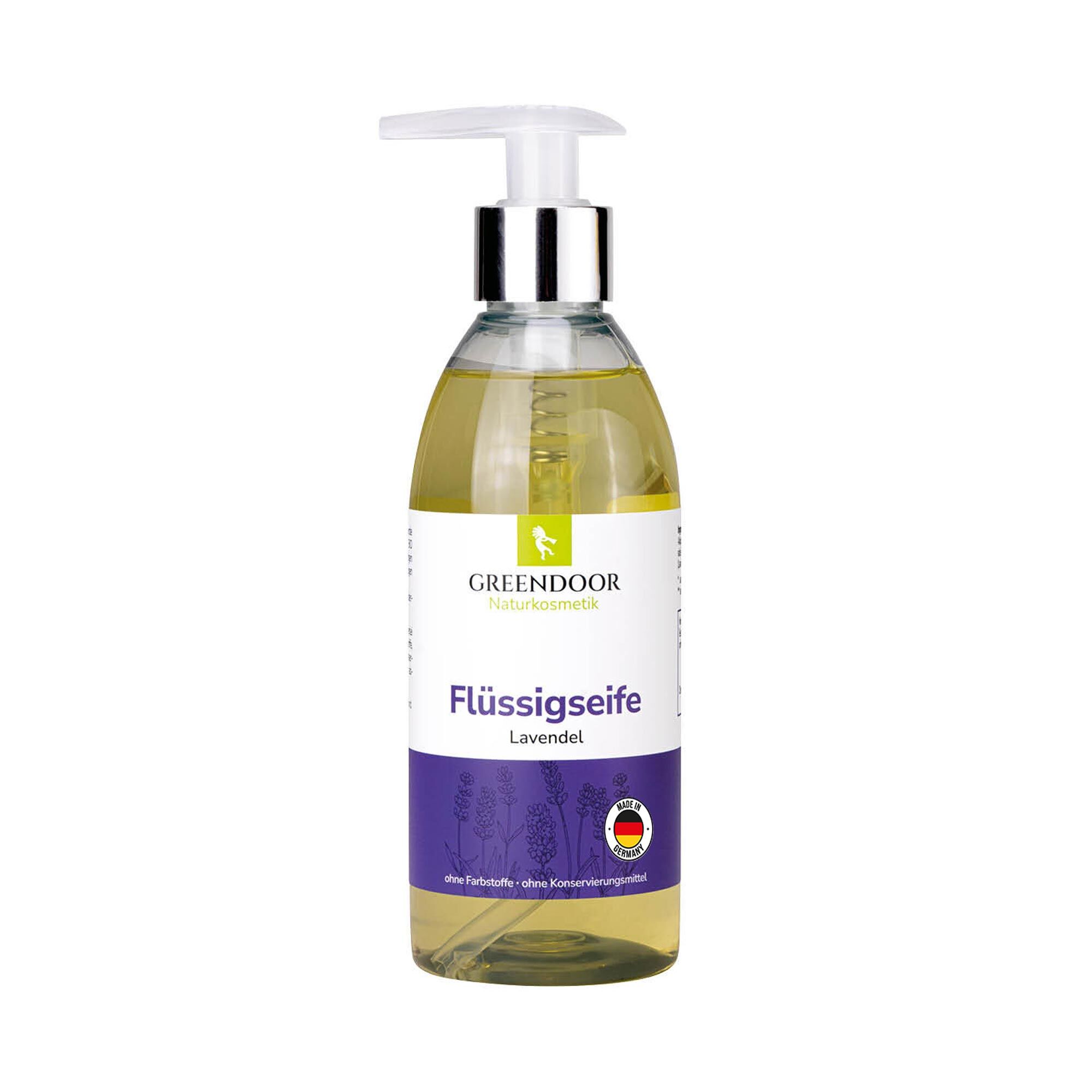 Flüssigseife Lavendel Greendoor Flüssigseife Lavendel in der Pumpspenderflasche