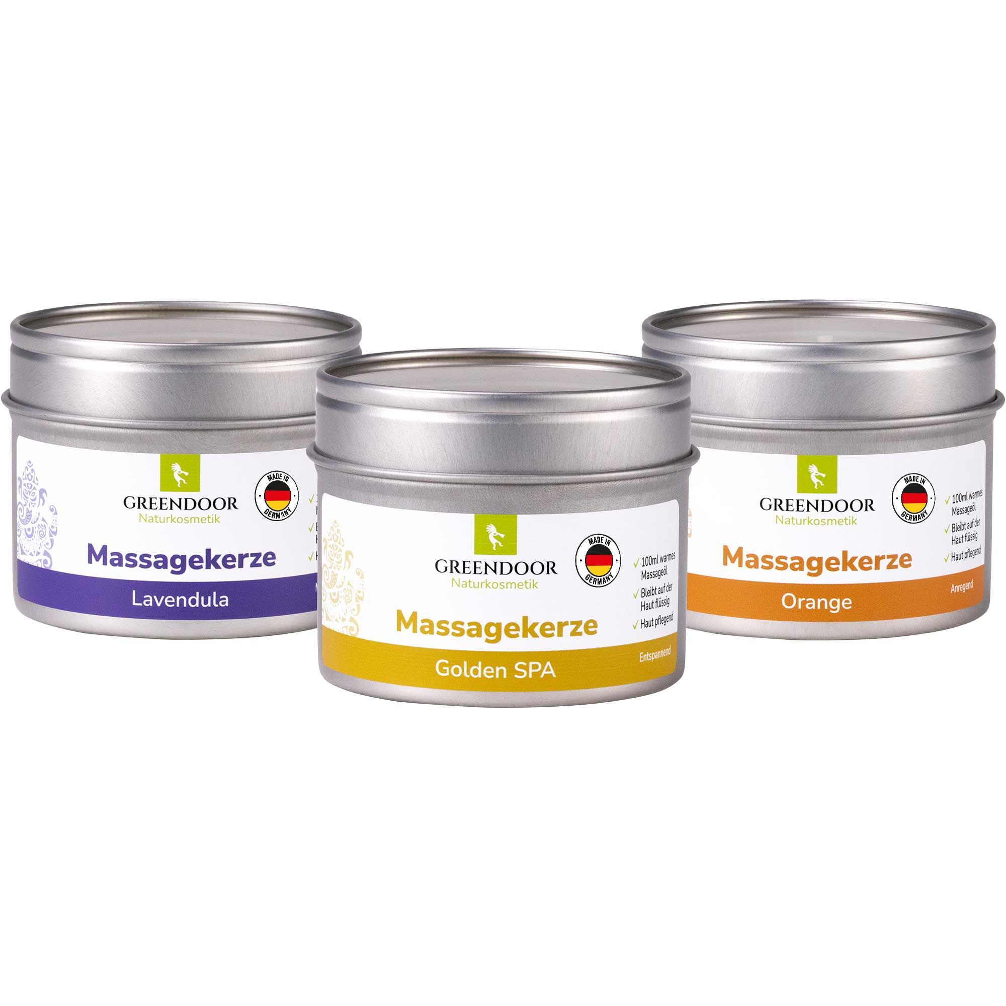 Geschenk Set Massagekerzen