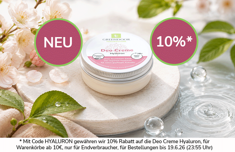 Deo Creme Hyaluron 10% Rabatt Deo Creme Hyaluron 10% Rabatt