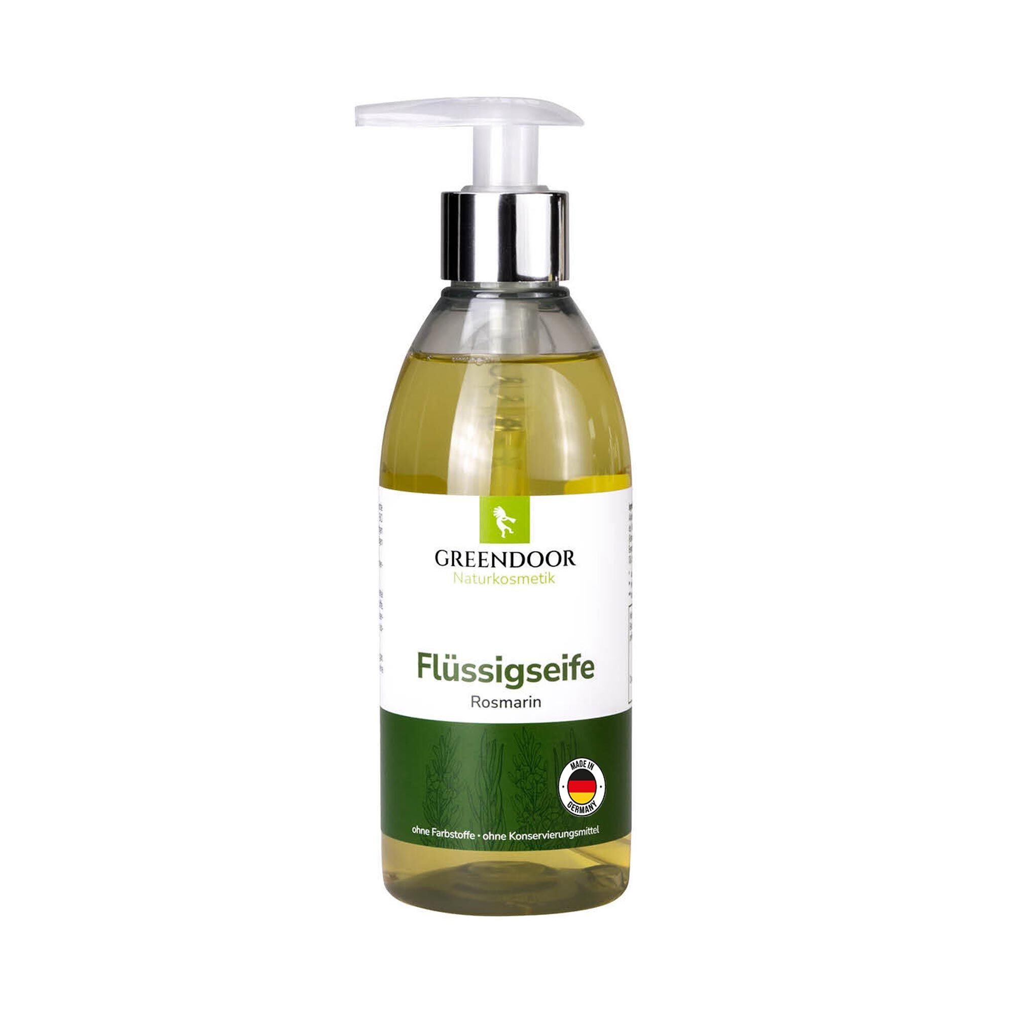 Flüssigseife Rosmarin Greendoor Flüssigseife Rosmarin in der Pumpspenderflasche