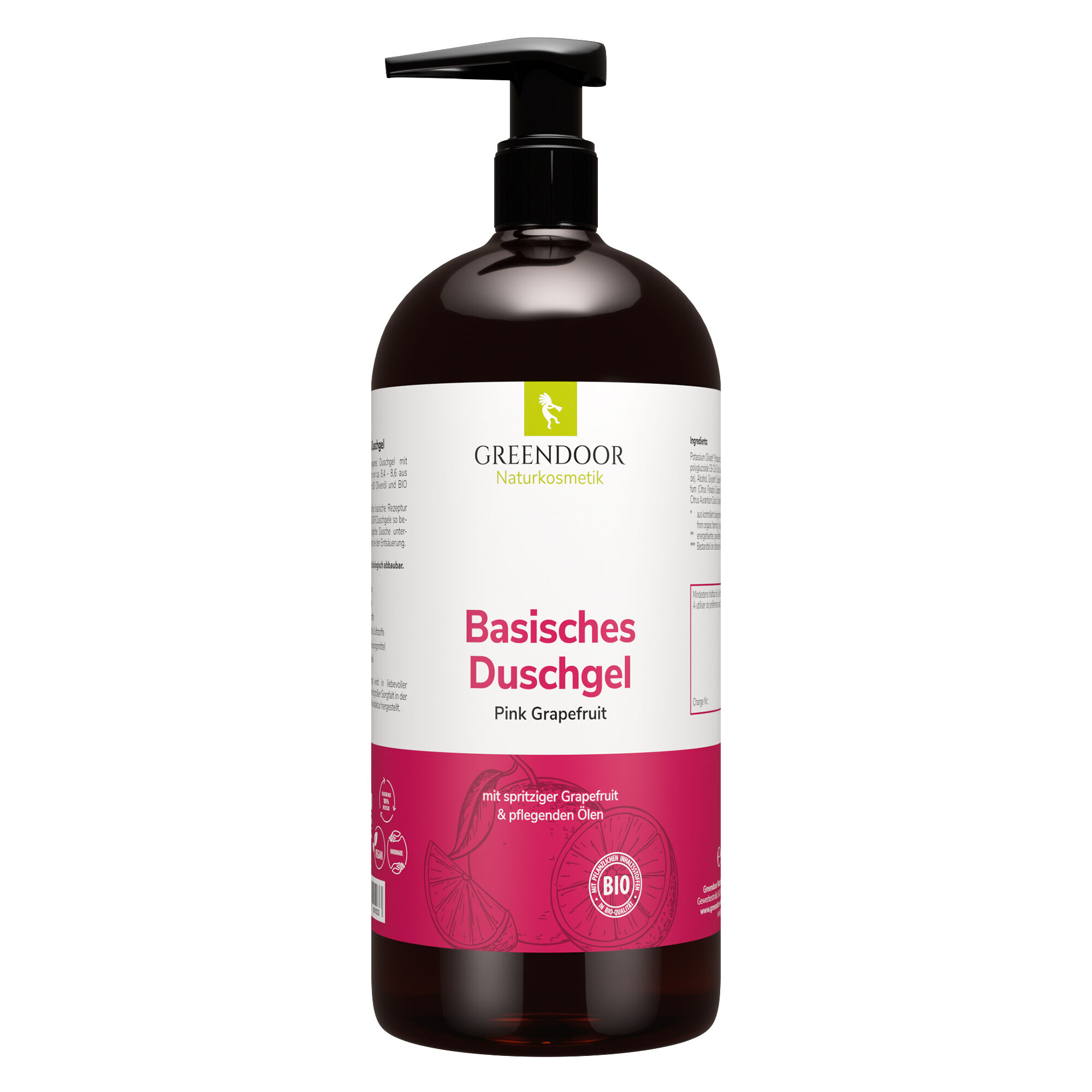 Basisches Duschgel XL Pink Grapefruit Basisches Duschgel XL Pink Grapefruit