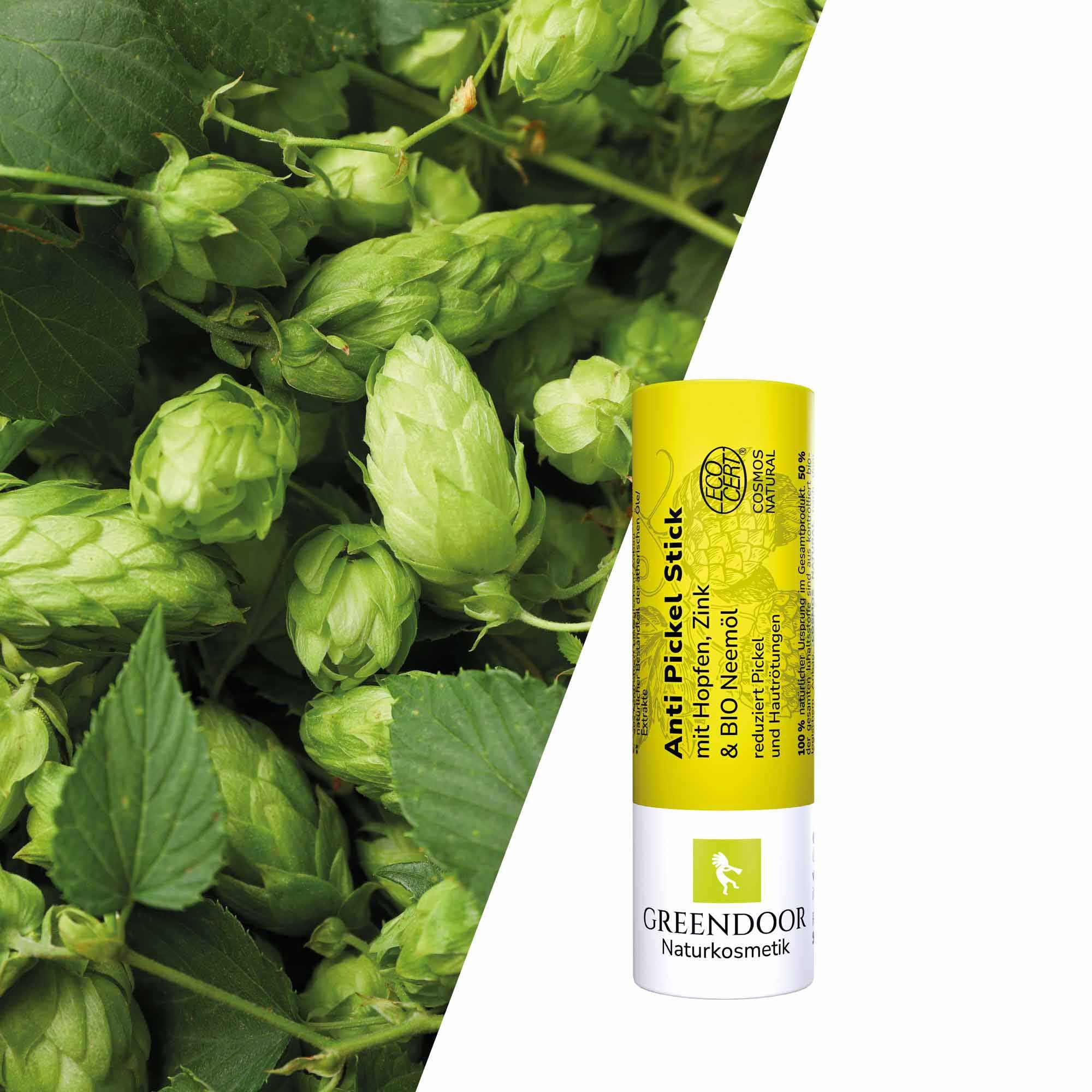Anti Pickel Stick Anti Pickel Stick mit Hopfen und Bio Siegel