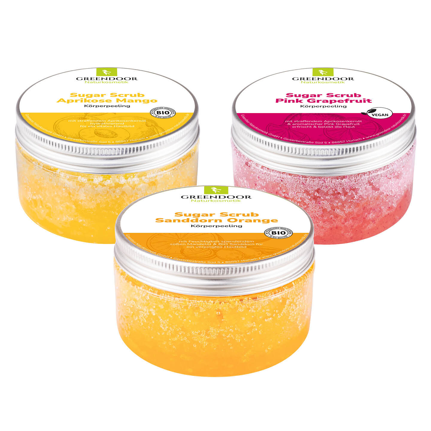 Körperpeeling Sugar Scrub Set FRUCHT Körperpeeling Sugar Scrub Set FRUCHT