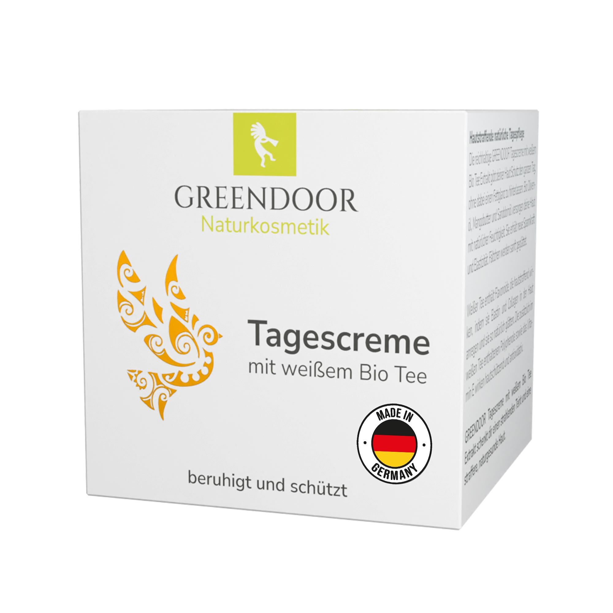 Tagescreme mit weißem Bio Tee Extrakt