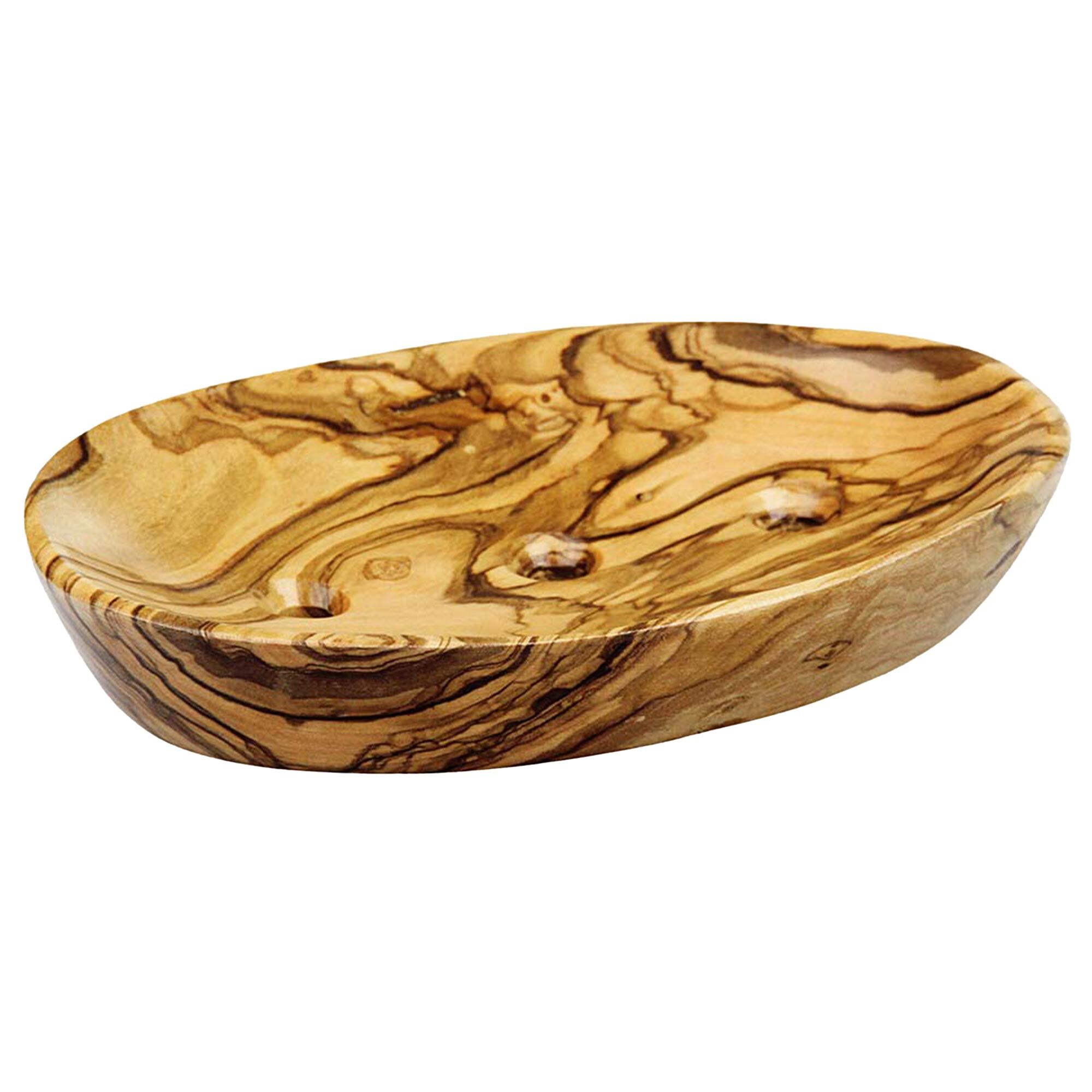 Olivenholz Seifenschale oval Olivenholz Seifenschale oval