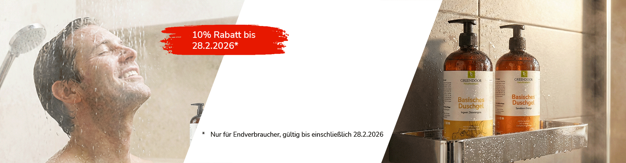 Naturkosmetik Duschgel 10% Rabatt Naturkosmetik Duschgel 10% Rabatt