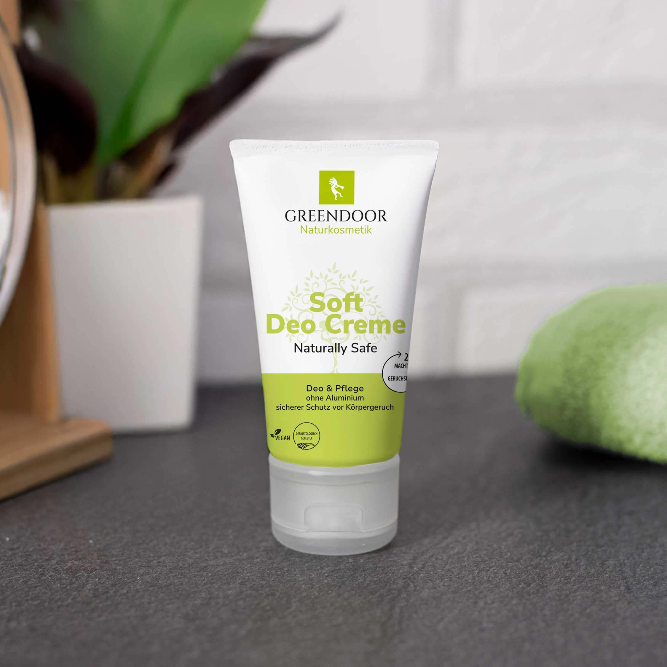 Verpackungs-Relaunch: Deo Creme Naturally Safe, basische Emulsion, 50ml Tube