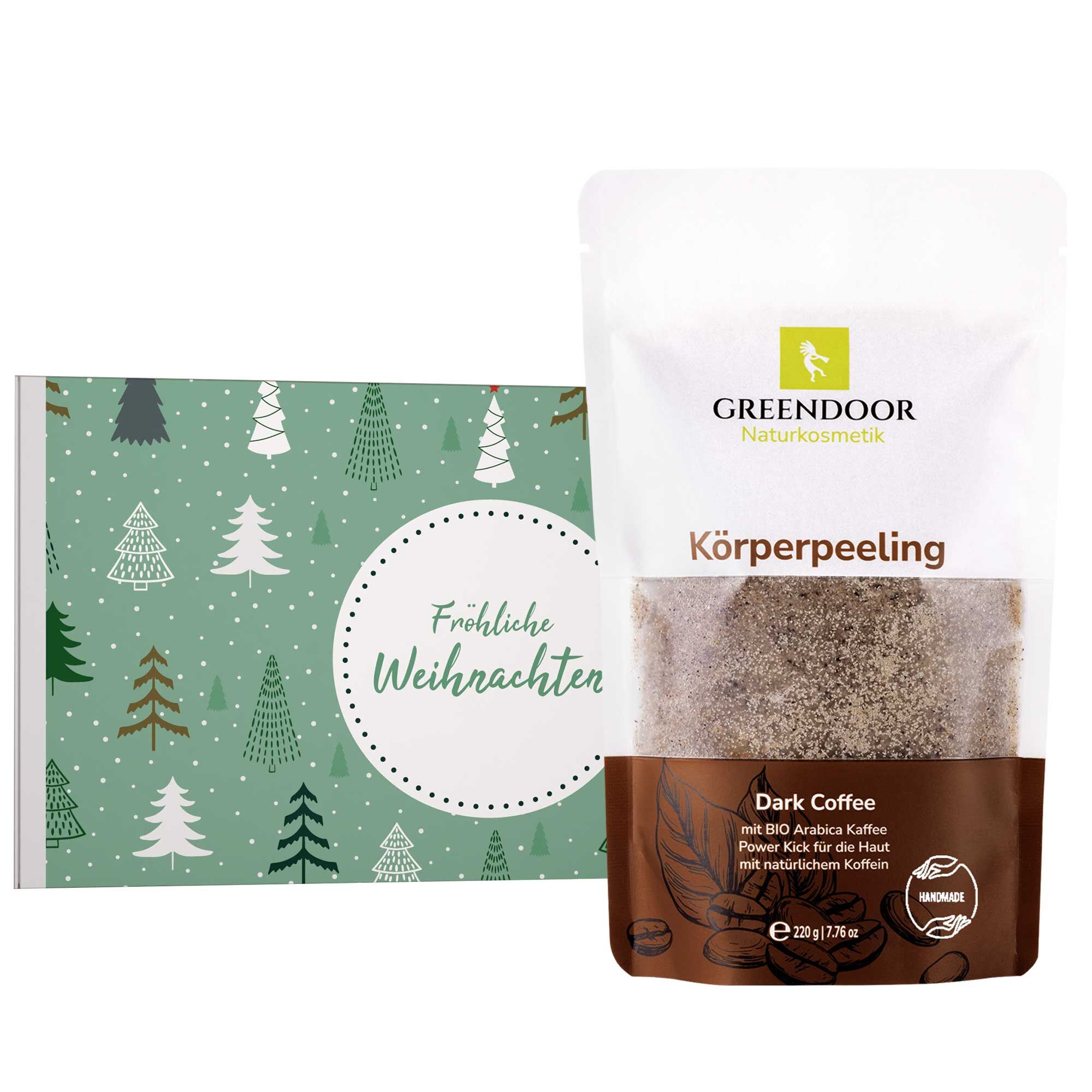 Weihnachtsgeschenk Körperpeeling Dark Coffee Weihnachtsgeschenk Körperpeeling Dark Coffee